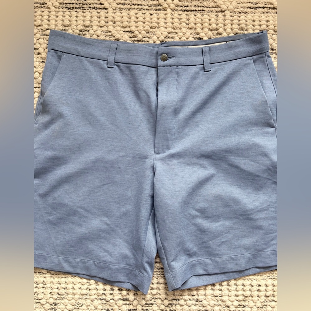 Callaway Light Blue Flat Front Shorts